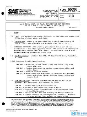 SAE AMS5536J PDF