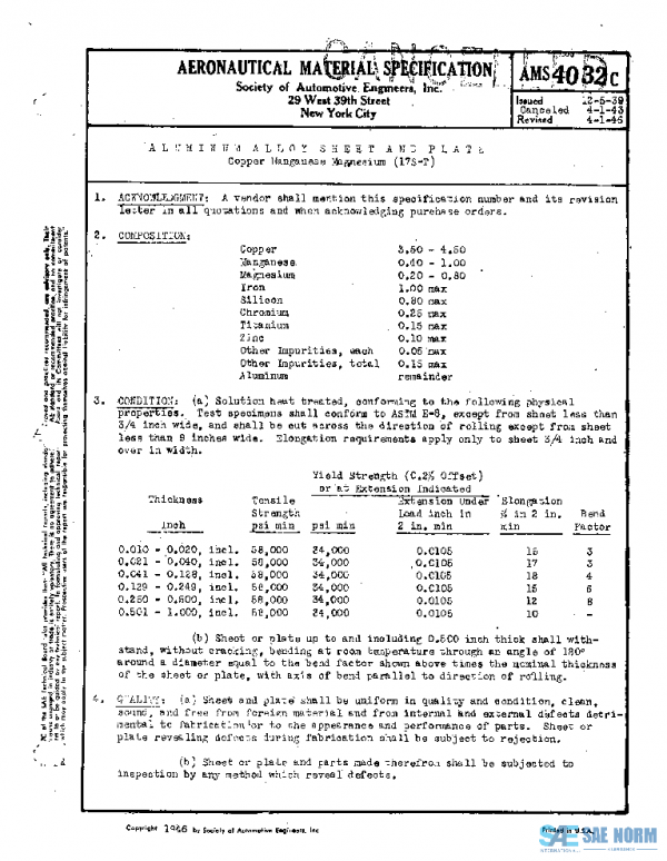 SAE AMS4032C PDF SAE AMS4032C PDF