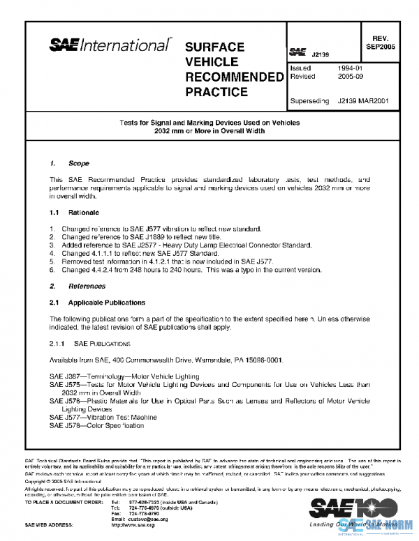 SAE J2139_200509 PDF