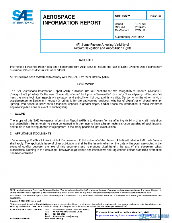 SAE AIR1106B PDF