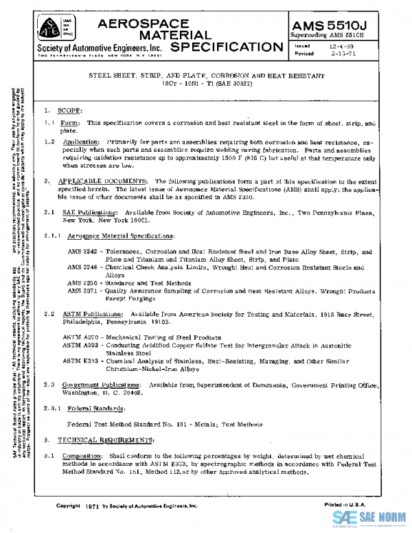 SAE AMS5510J PDF
