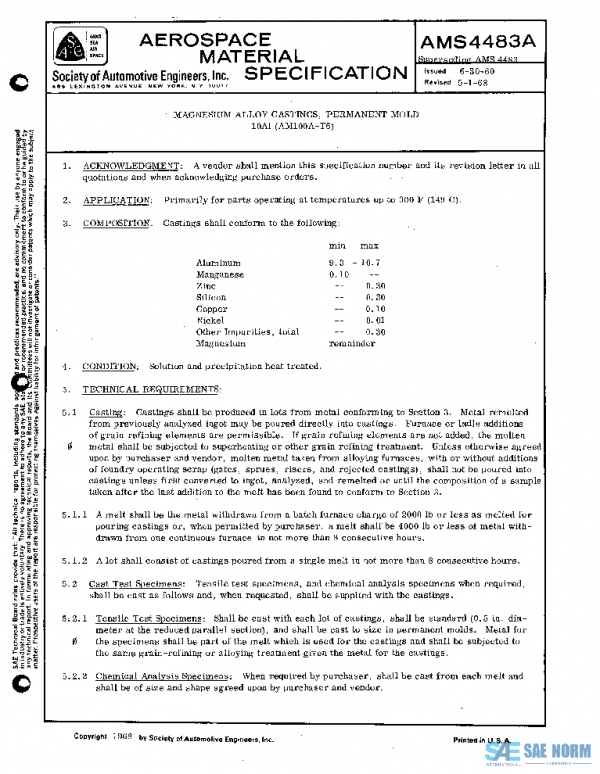 SAE AMS4483A PDF SAE AMS4483A PDF