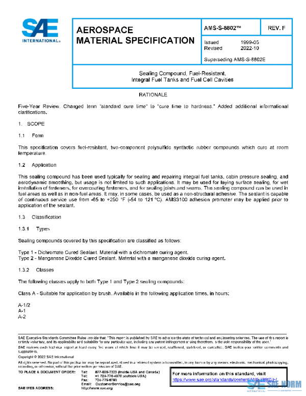 SAE AMSS8802F PDF SAE AMSS8802F PDF