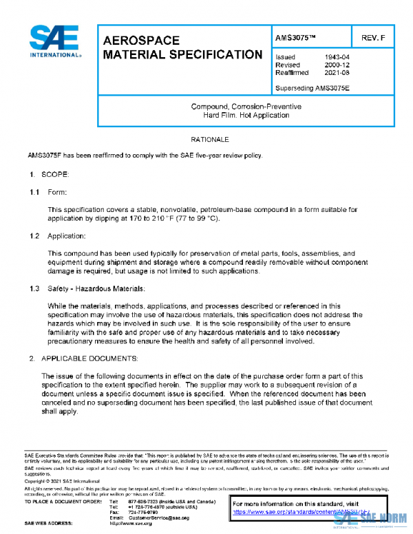 SAE AMS3075F PDF