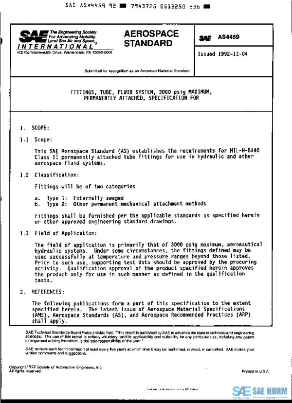 SAE AS4459 PDF SAE AS4459 PDF