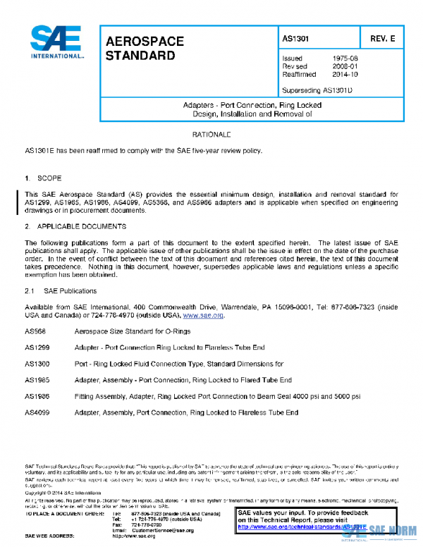 SAE AS1301E PDF