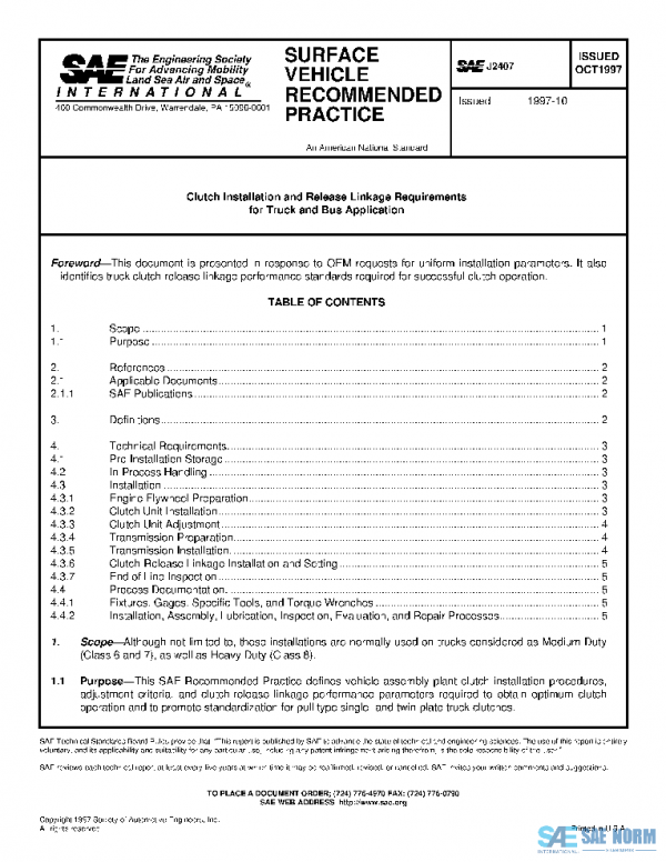SAE J2407_199710 PDF SAE J2407_199710 PDF