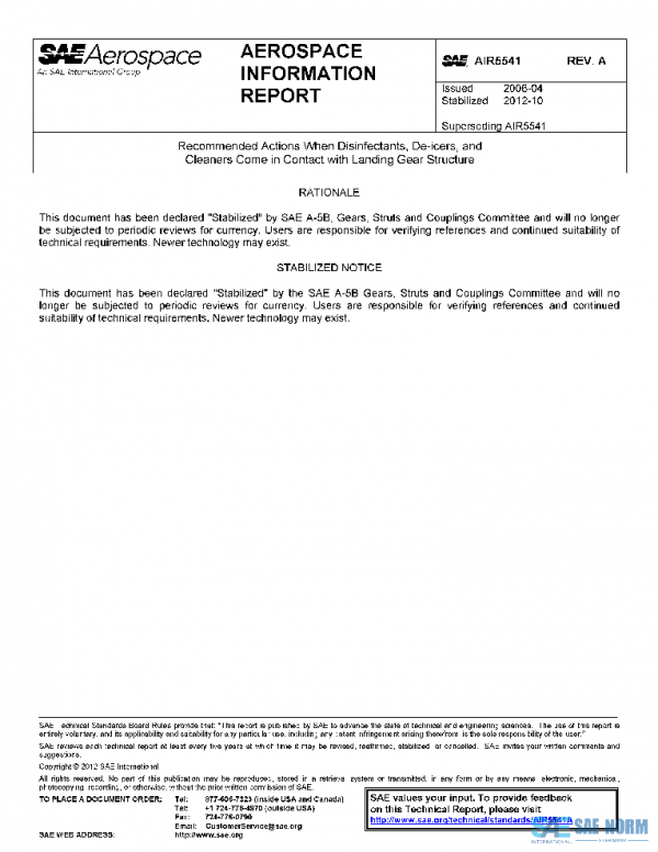 SAE AIR5541A PDF