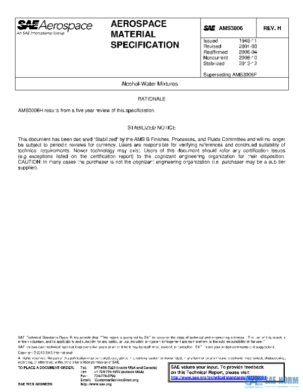 SAE AMS3006H PDF