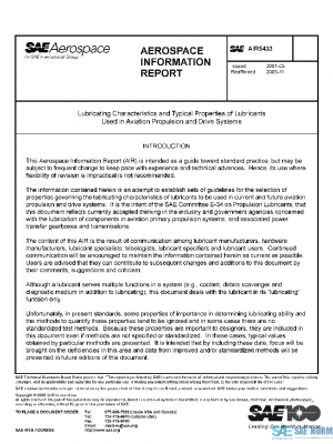 SAE AIR5433 PDF