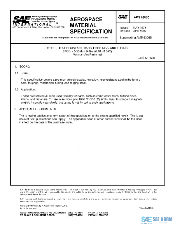 SAE AMS6305C PDF