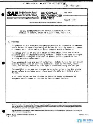 SAE ARP1928 PDF