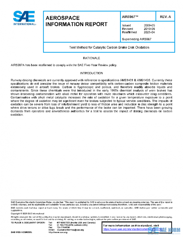 SAE AIR5567A PDF