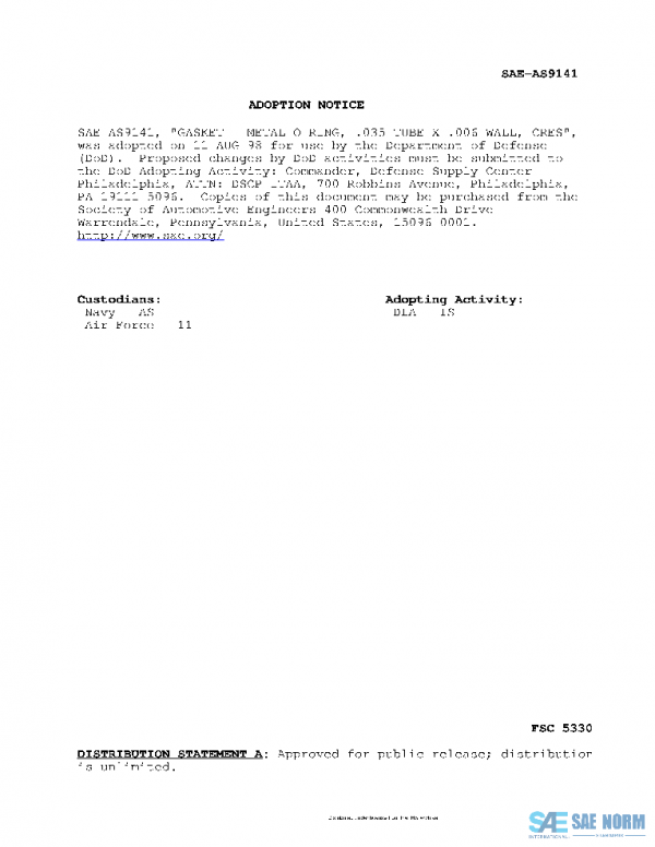 SAE AS9141 PDF