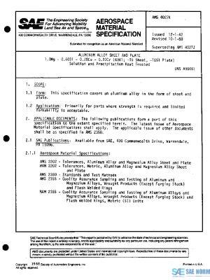 SAE AMS4027K PDF