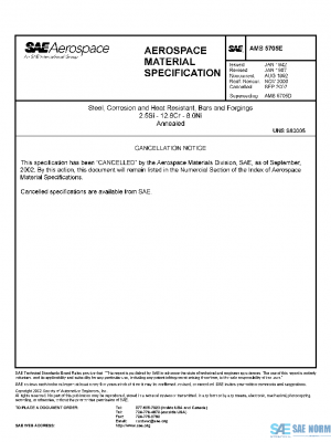 SAE AMS5705E PDF