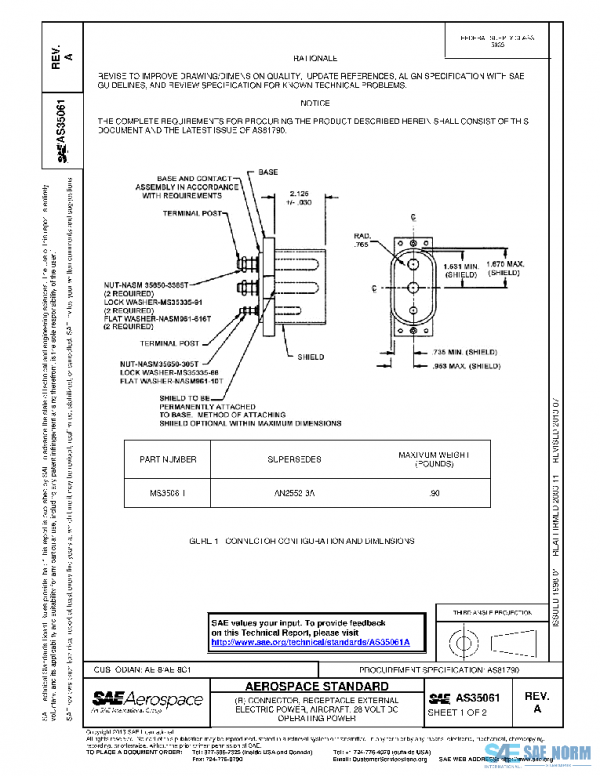 SAE AS35061A PDF