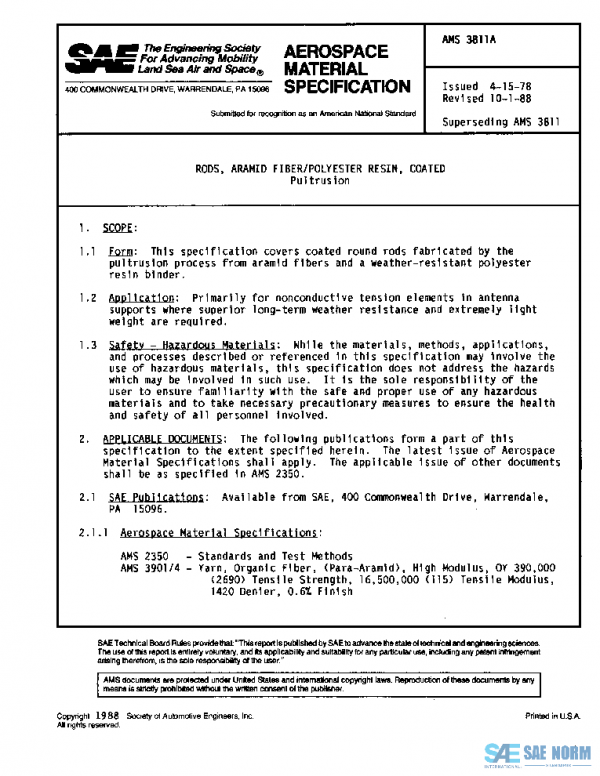 SAE AMS3811A PDF