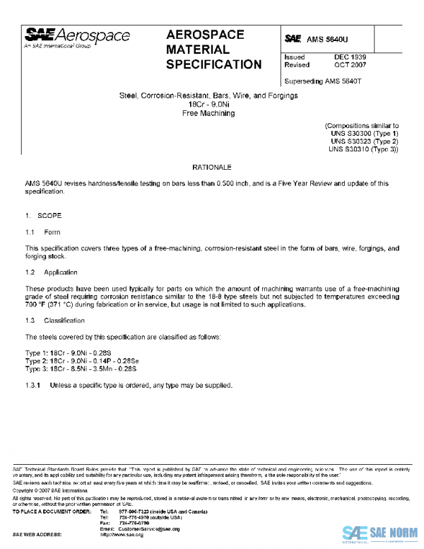 SAE AMS5640U PDF