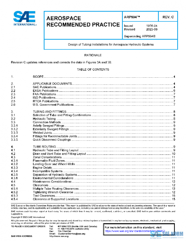 SAE ARP994C PDF