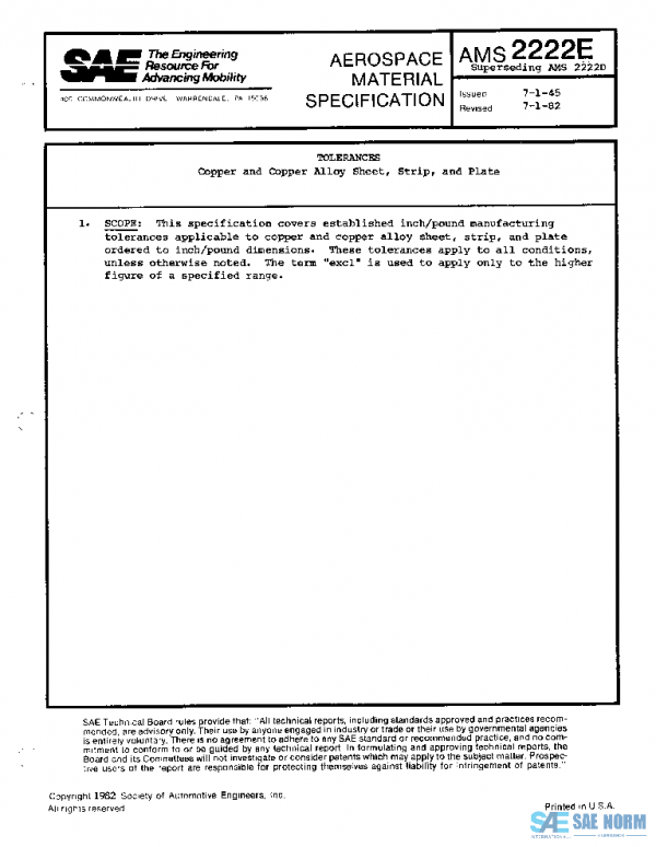SAE AMS2222E PDF