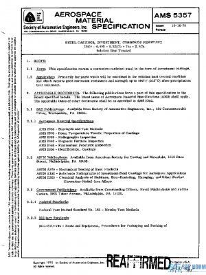 SAE AMS5357 PDF