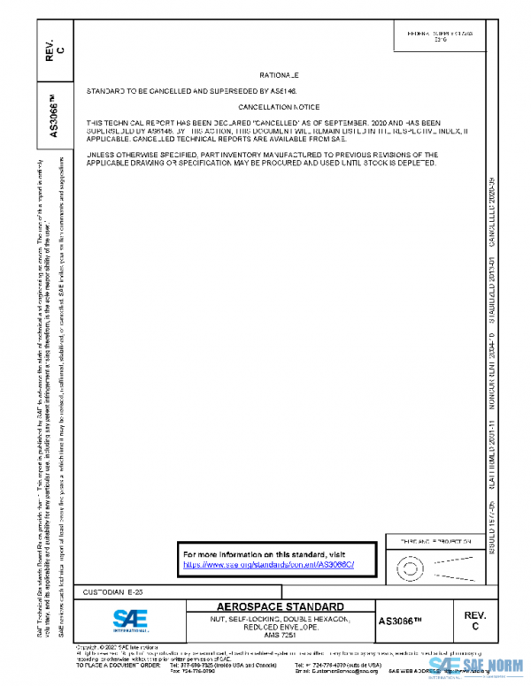 SAE AS3066C PDF SAE AS3066C PDF