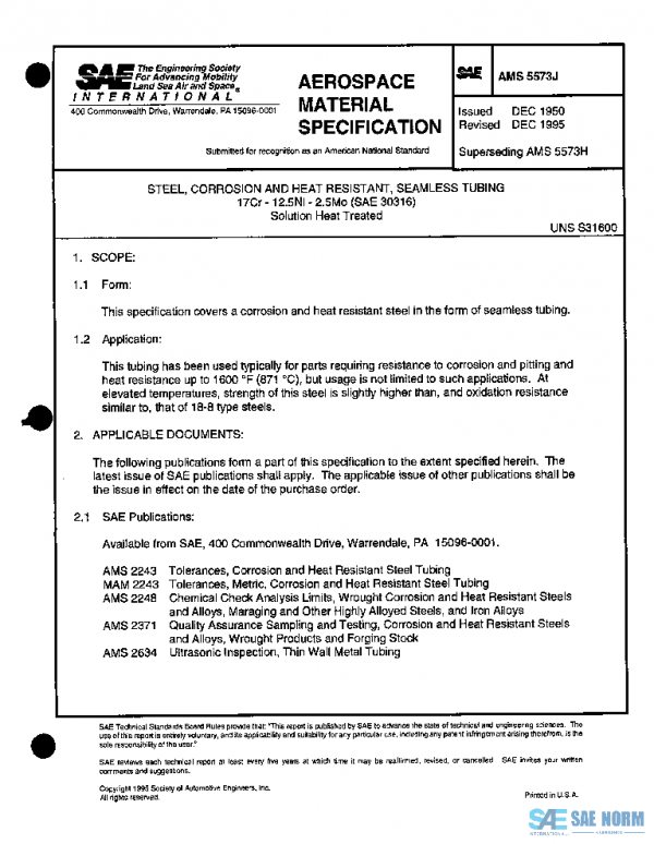 SAE AMS5573J PDF SAE AMS5573J PDF