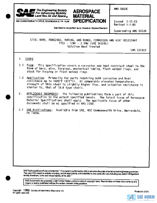 SAE AMS5653C PDF