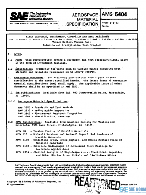 SAE AMS5404 PDF