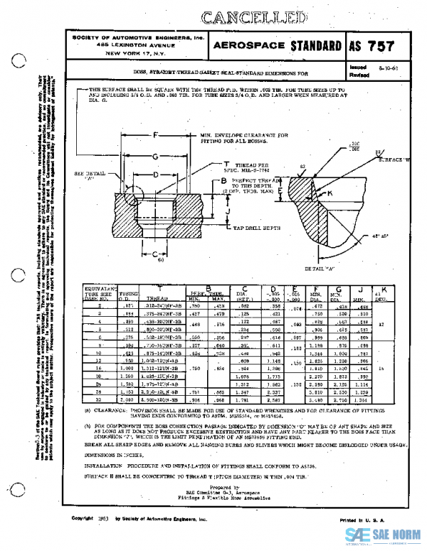 SAE AS757 PDF
