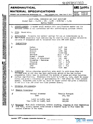 SAE AMS5699A PDF