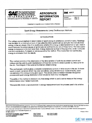 SAE AIR77 PDF