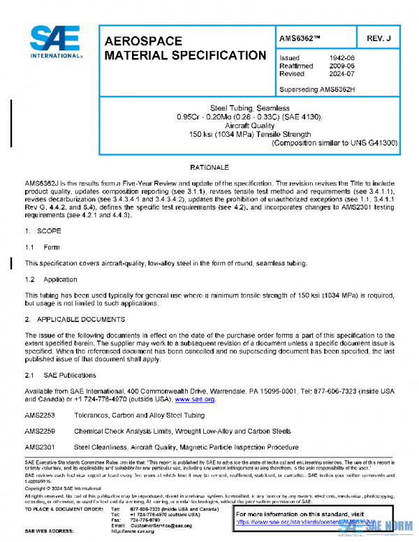 SAE AMS6362J PDF SAE AMS6362J PDF