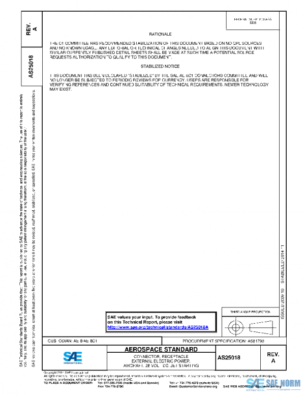 SAE AS25018A PDF SAE AS25018A PDF