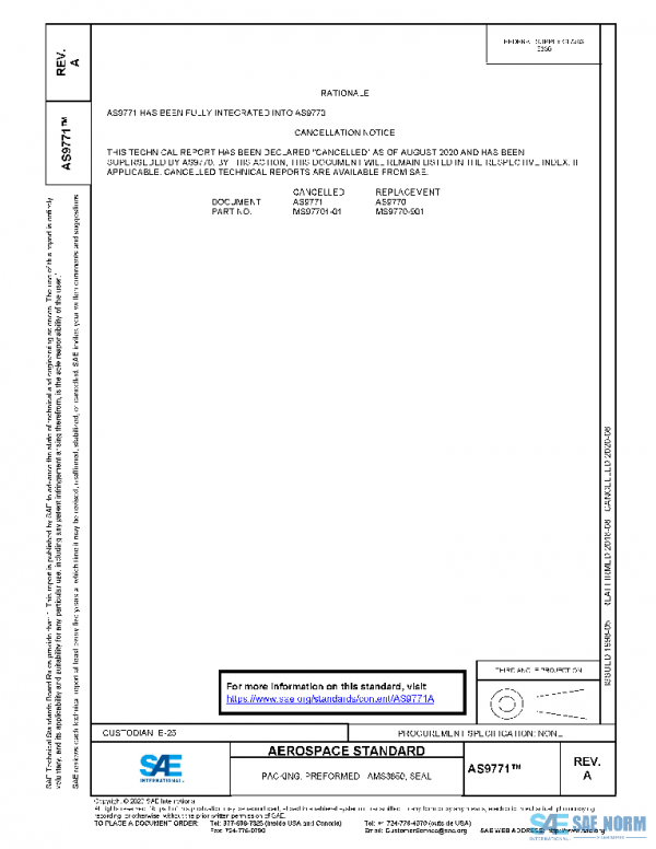 SAE AS9771A PDF