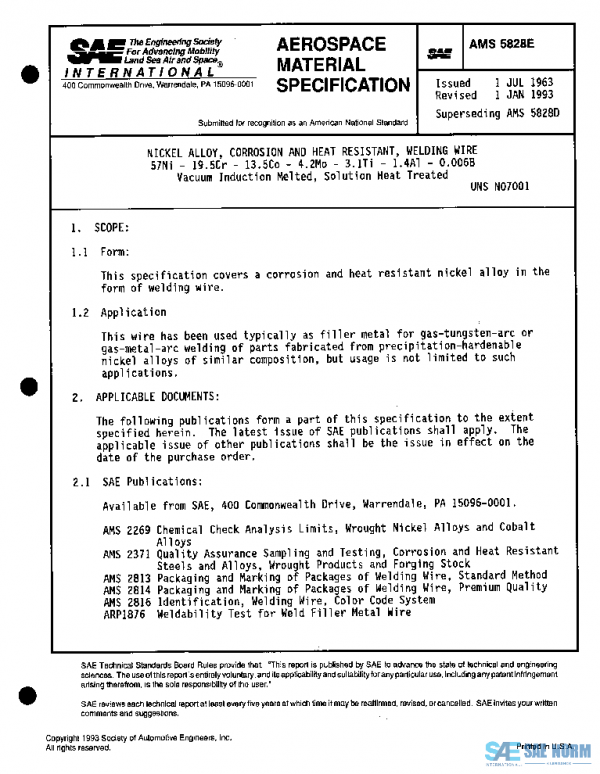 SAE AMS5828E PDF