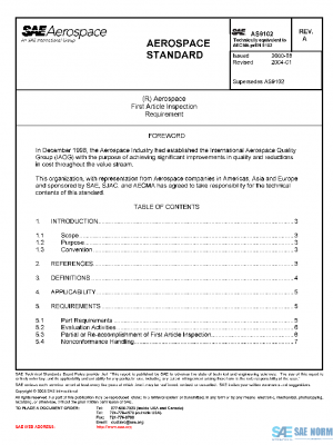 SAE AS9102A PDF