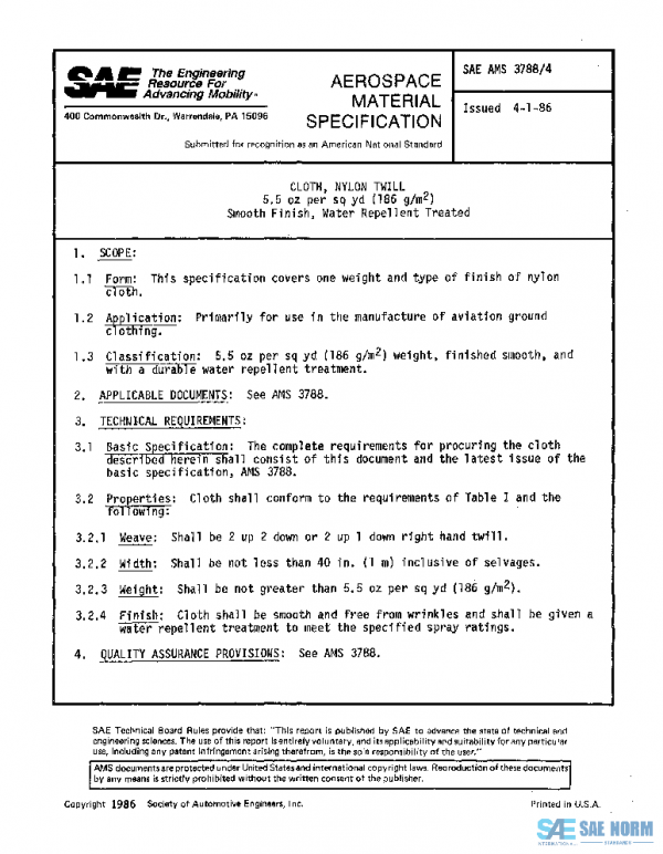 SAE AMS3788/4 PDF