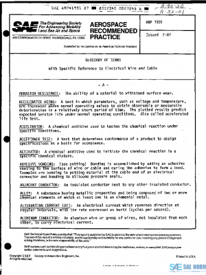 SAE ARP1931 PDF