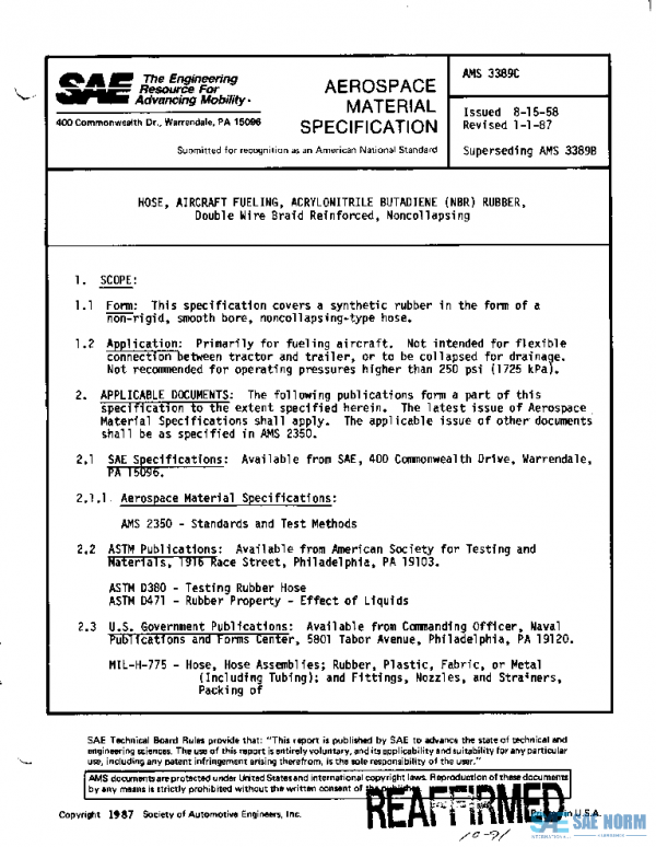SAE AMS3389C PDF SAE AMS3389C PDF