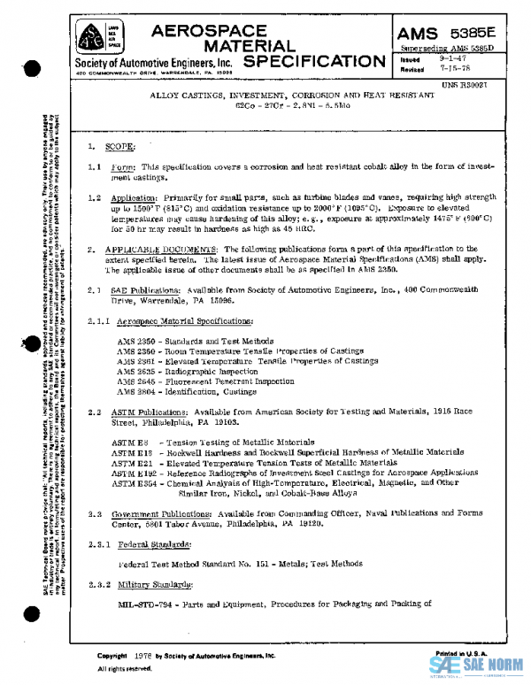 SAE AMS5385E PDF