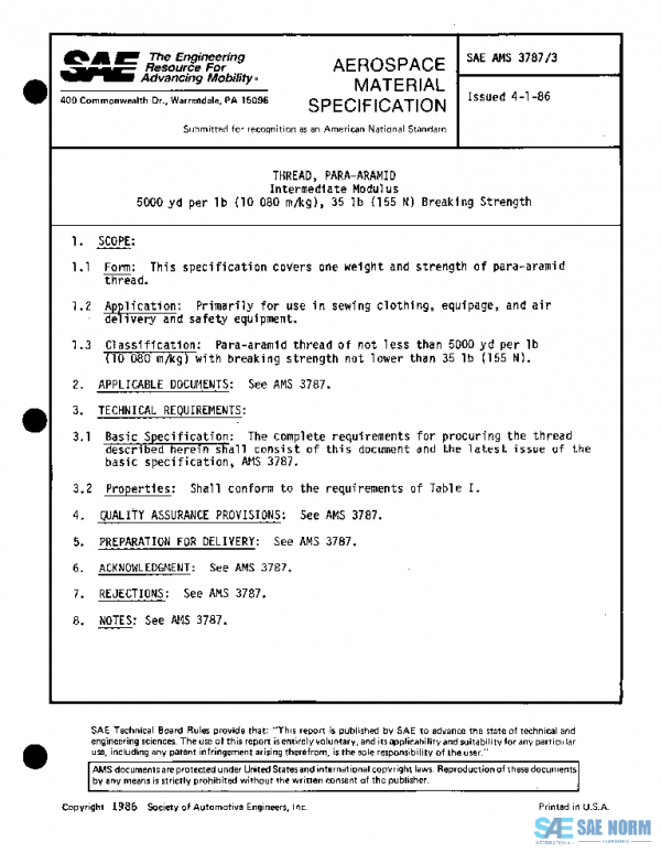 SAE AMS3787/3 PDF