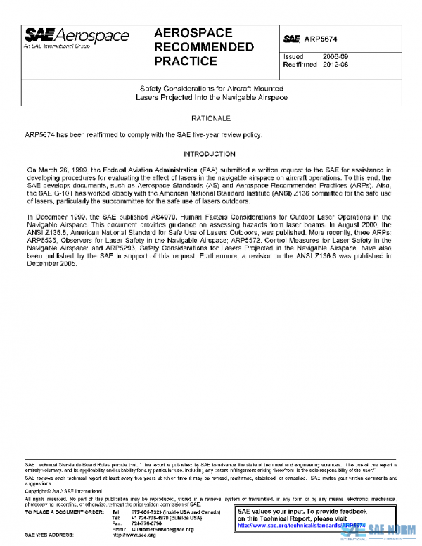 SAE ARP5674 PDF