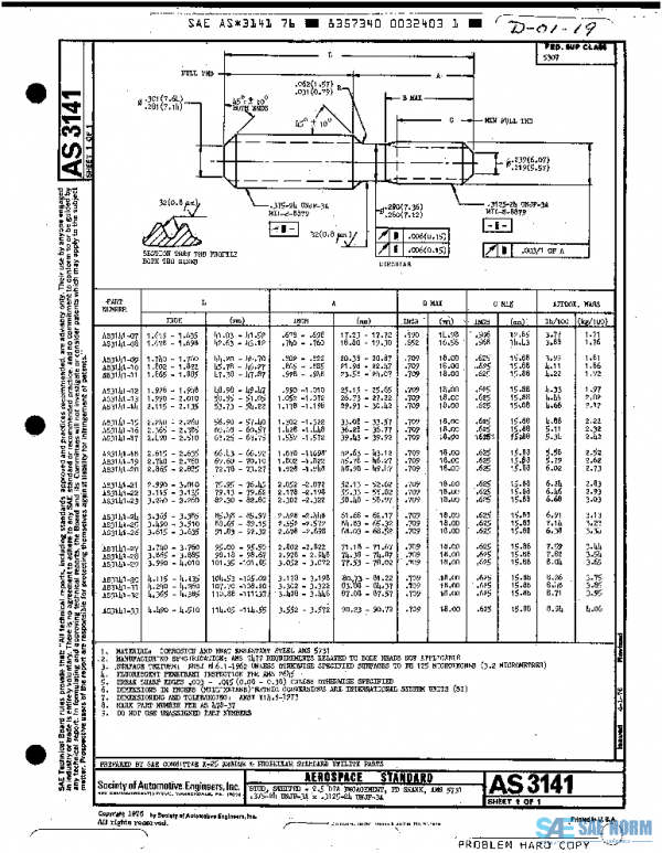 SAE AS3141 PDF