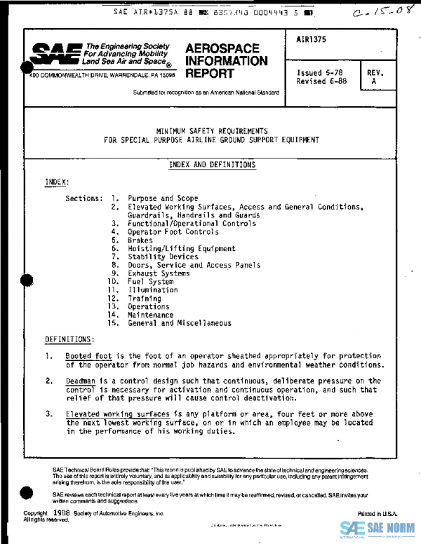 SAE AIR1375A PDF