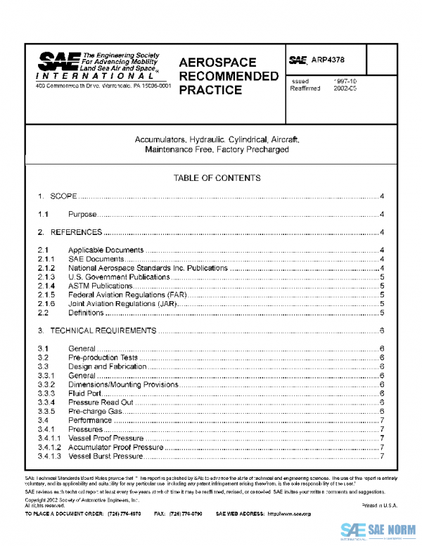 SAE ARP4378 PDF