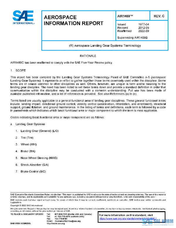 SAE AIR1489C PDF