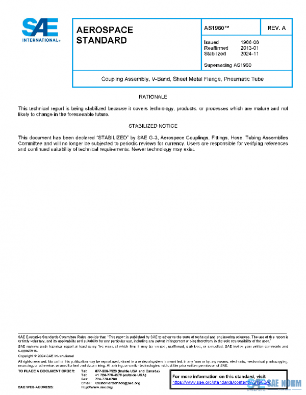 SAE AS1960A PDF SAE AS1960A PDF