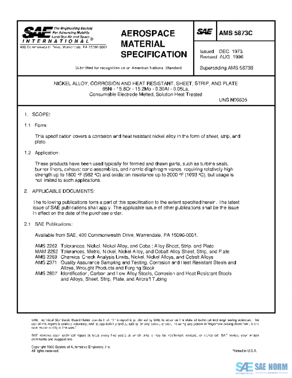 SAE AMS5873C PDF